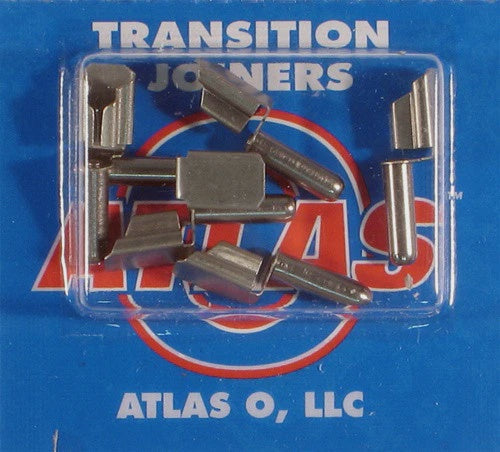 Atlas O 21st Century Track System(TM) Nickel Silver Rail w/Brown Ties - 3-Rail -- Tubular Transition Joiners pkg(6) - ATO6095