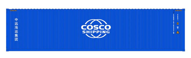 Aurora Miniatures HCBCST1 HO 40ft Containers 3 Pack COSCO (CSNU 610332/633571/648886) - AURHCBCST1