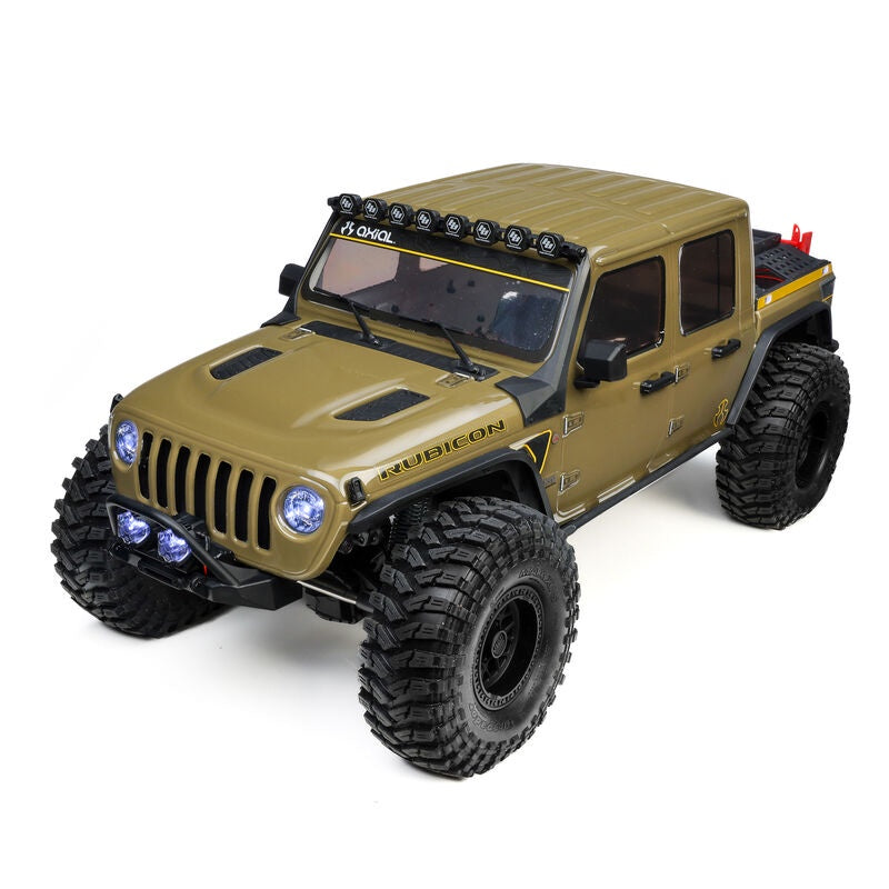 Axial 1/10 Axial SCX10 III Jeep JT Gladiator 4X4 RTR Brushed Rock Crawler, Green
