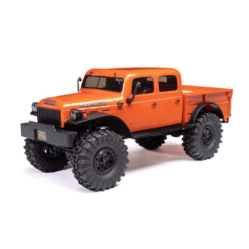 Axial SCX24 40's 4 Door Dodge Power Wagon, Orange: 1/24 4WD-RTR