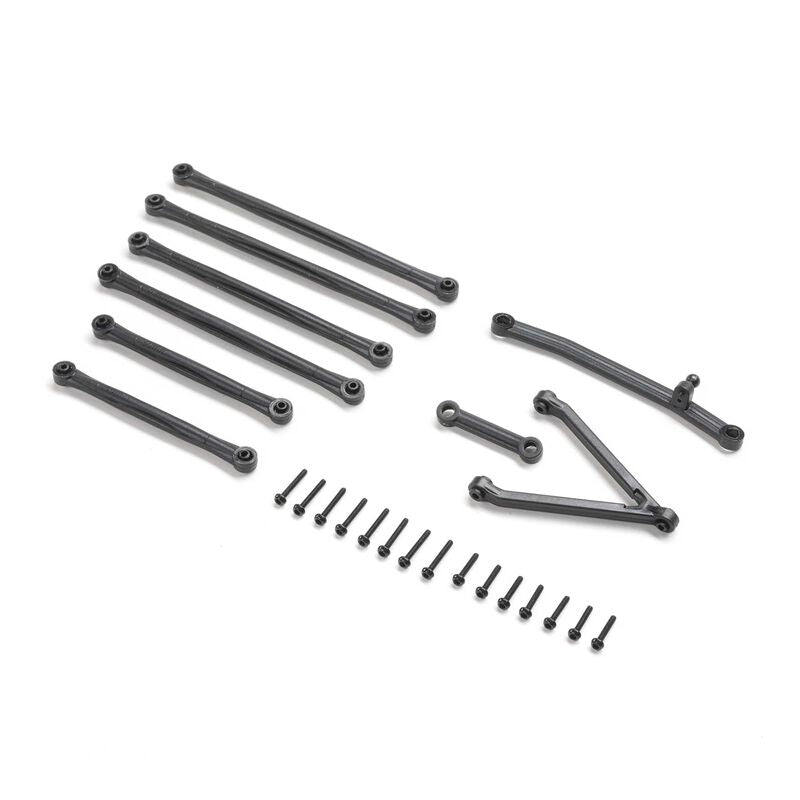 Axial Suspension Links, Xlong Wheel Base 153.7mm: SCX24 - AXI204001