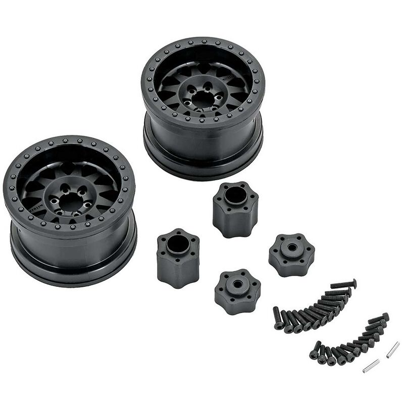 Axial AX31178 2.2 Method Beadlock Wheels IFD Black (2) - AXIC8076