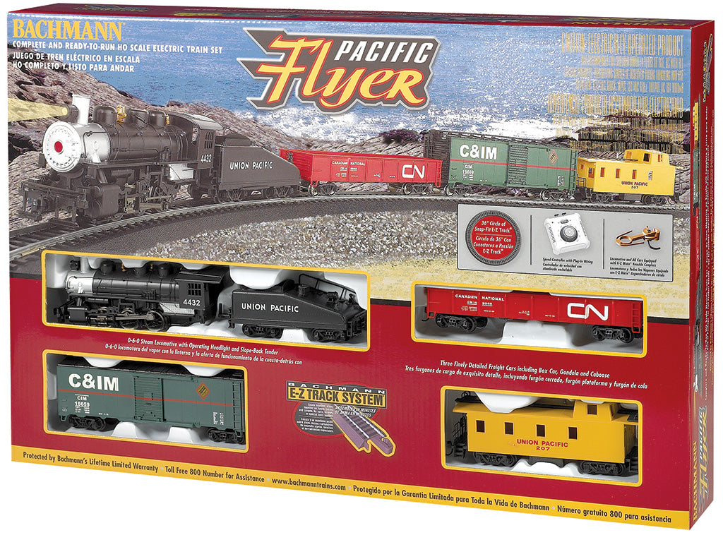 Bachmann Trains HO Pacific Flyer Train Set - BAC00692