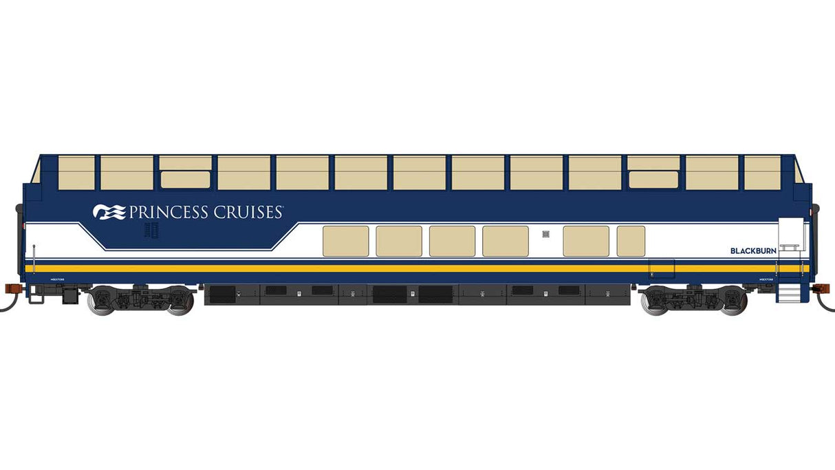 Bachmann HO Colorado Railcar 85' Full-Length Dome Lighted - Ready to Run - Silver Series(R -- Denali Express #7088 Blackburn