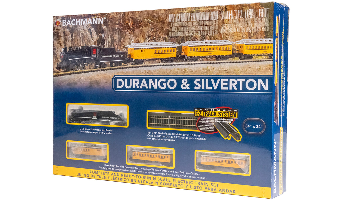 Bachmann Trains N Durango & Silverton Train Set - BAC24020