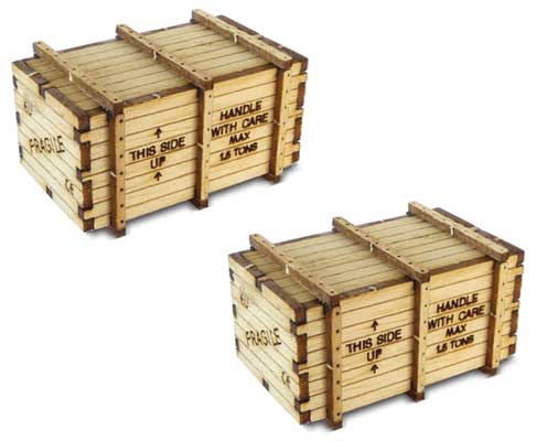 Bachmann Trains HO Machinery Crates - Kit pkg(2) - BAC39110