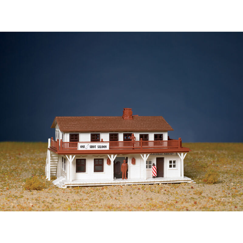 Bachmann Trains HO Snap KIT Saloon and Barber Shop - BAC45162