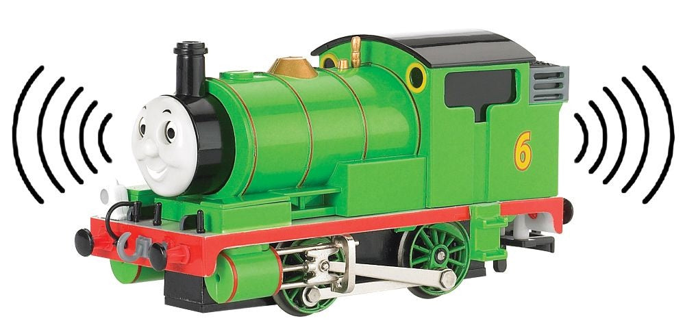Bachmann HO Thomas & Friends(TM) Locomotive with Sound & DCC -- Percy the Small Engine (green)