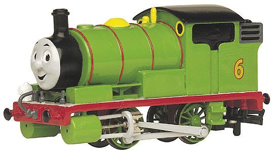 Bachmann Trains HO Percy the Small Engine w/Moving Eyes - BAC58742
