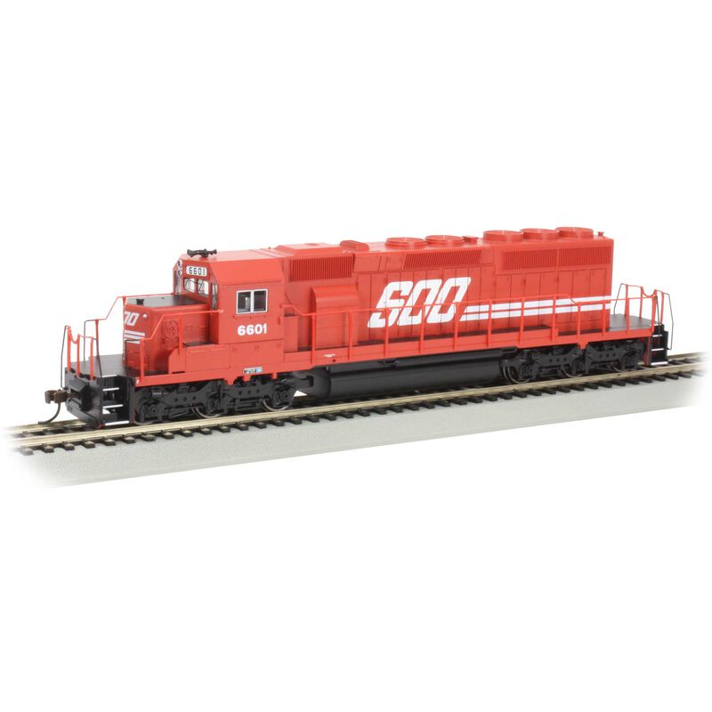 Bachmann Trains HO EMD SD40-2 - Standard DC -- Soo Line 6601 (white, red, black) - BAC67030