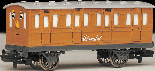Bachmann Trains Thomas & Friends(TM) -- Clarabel the Passenger Coach Car (gold) - BAC76045