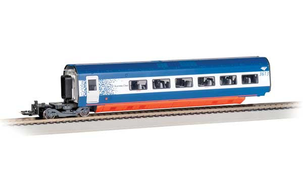 Bachmann HO Acela II/Alstom Avelia Business Class Coach - Ready to Run - Spectrum(R) -- Amtrak #3613 (blue, white, red)
