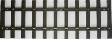 Bachmann 94647 G Straight Track Tie Strips Only -- pkg(50)
