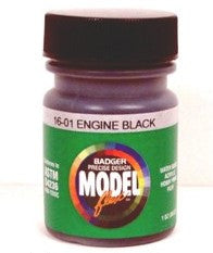 Badger Airbrush Modelflex Paint - 1oz -- Engine Black