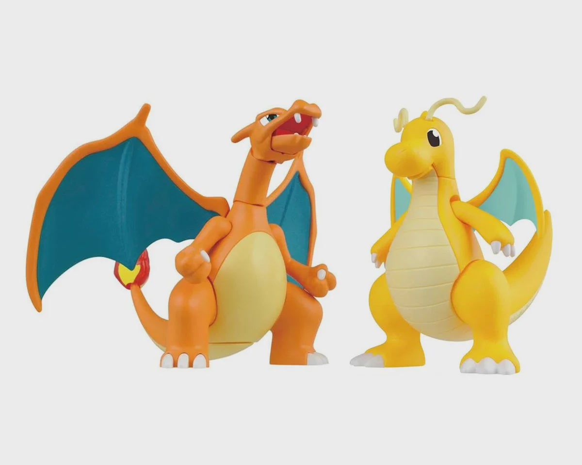 Bandai Charizard & Dragonite "Pokemon" Plastic Model Kit