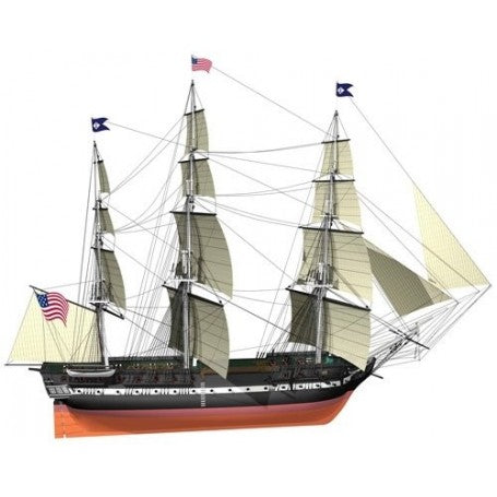 Billing Boats 1/100 USS CONSTITUTION 3-MASTED 1797 FRIGATE SHIP Kit - BIL508