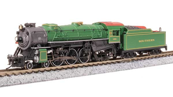 Broadway Limited 10394 N USRA 4-6-2 Heavy Pacific - Standard DC - Stealth -- Southern Railway #1388 (green, graphite, Tuscan)