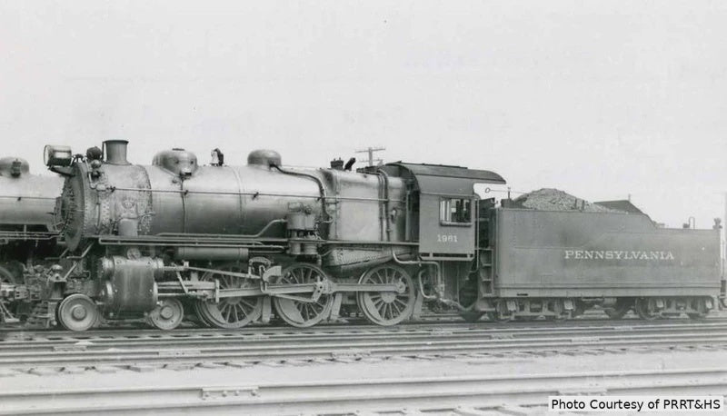 Broadway Limited HO Class G5 4-6-0 - Standard DC - Stealth -- Pennsylvania Railroad (PRR) #5733 (Pre-1940 Appearance, black, graphite)