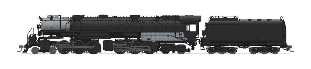 Broadway Limited UP Class Post-1947 CSA-2 Early 4-6-6-4 Challenger - Sound & DCC - Paragon4 -- Painted, Unlettered (Rebuilt Front Engine) - BLI4811