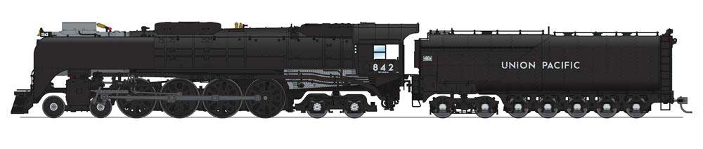 Broadway Limited HO 4-8-4 FEF-3 Paragon4, UP #842 - BLI6644