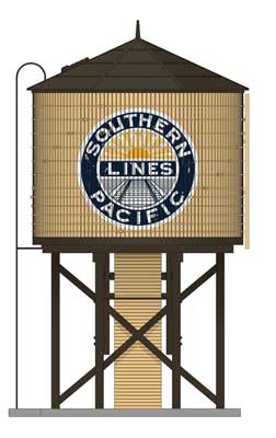 Broadway Limited HO, Operating Water Tower w/ Sound, SP, Weathered - BLI7923