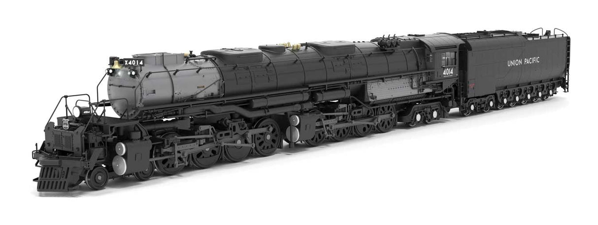 Broadway Limited HO 4-8-8-4 Big Boy, 2024 Appearance, Oil Tender - Sound and DCC - Paragon4 -- Union Pacific #4014 (black, graphite, PTC)