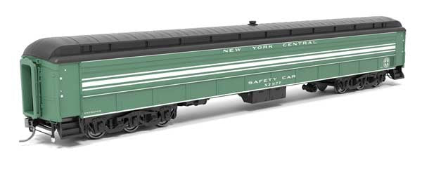 Broadway Limited HO Heavyweight Railroad Instruction - Exhibit Car - Ready to Run -- New York Central #X23177 (Jade Green, white, black)