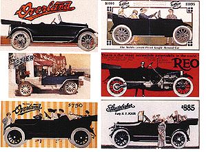 Blair Line HO Billboard Signs -- 1910s Cars #2 - BLS2402