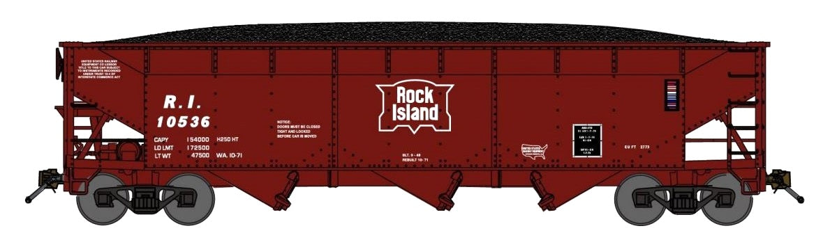 N Rock Island post-1972 - #RI 10536