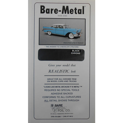 Bare Metal Foil BLACK CHROME BARE METAL FOIL - BMF3