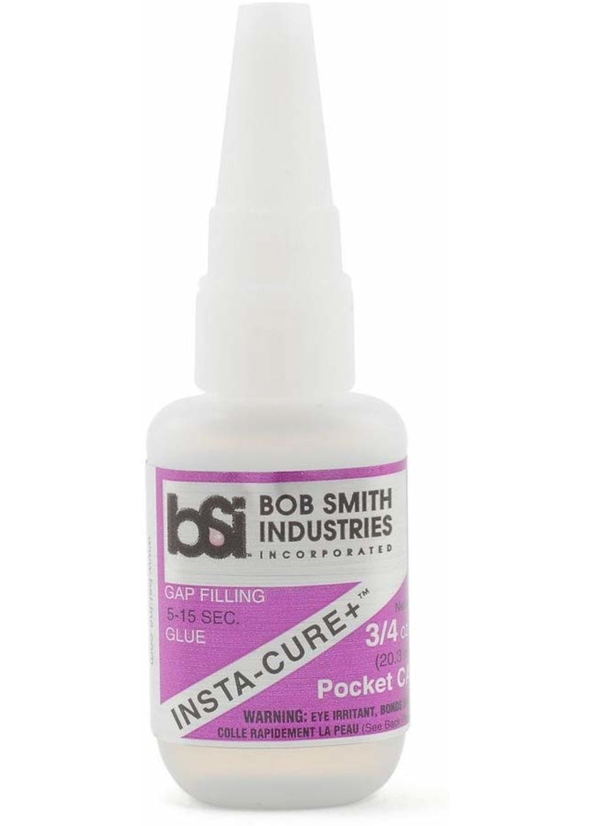Bob Smith Industries Insta-Cure+ (Pocket Cap) Gap Filling Cyanoacrylate 3/4 oz. Bottle - BOB133