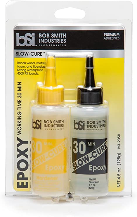 Bob Smith Industries Slow-Cure 30 Minute Epoxy 9oz - BOB206