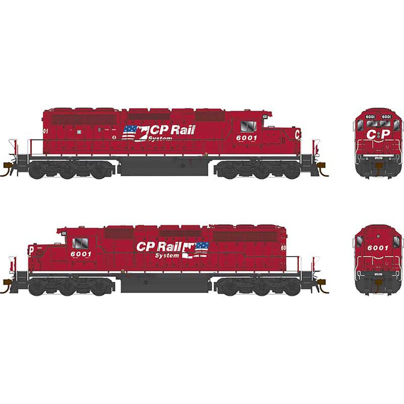 Bowser HO GMD SD40-2 - LokSound 5 and DCC - Executive Line -- Canadian Pacific #5958 (red, white, black, Dual Flag Logo)