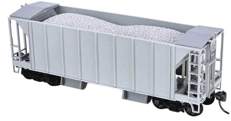 70-Ton 2-Bay Ballast Hopper - Kit -- Undecorated - Closed Side