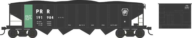 Bowser N Scale H21 Hopper PC H21G PRR Ore #192400 - BOW38106