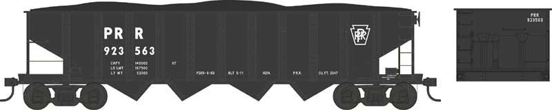 Bowser N Scale H21 Hopper PRR H21a Black Letter #923563 - BOW38125