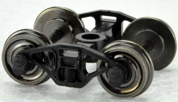 Bowser PRR Caboose Trucks with Metal Wheels -- 1 Pair - BOW40190