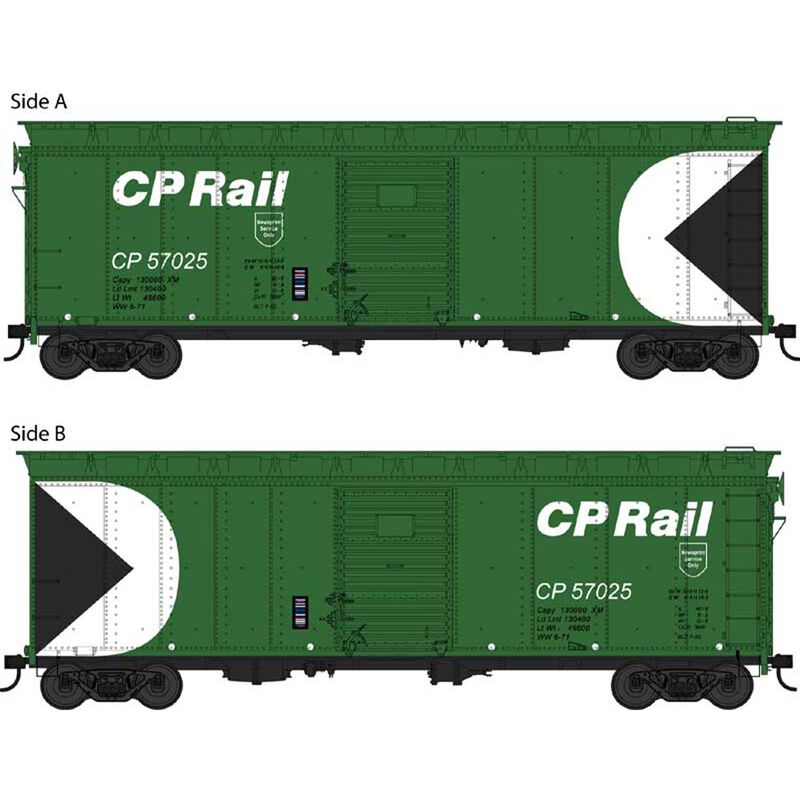 Bowser HO 40' Box, CPR/Newsprint #57042 - BOW42426