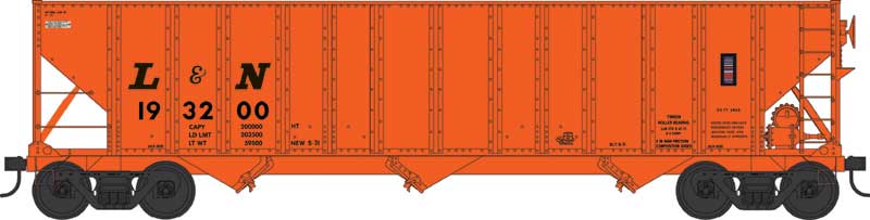 Bowser HO H-43 100 Ton Hopper L&N As Delivered #193211