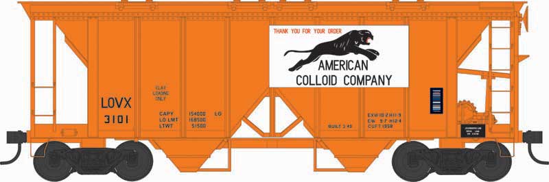 Bowser HO H34 Covered Bowser HOpper COLLD #3101