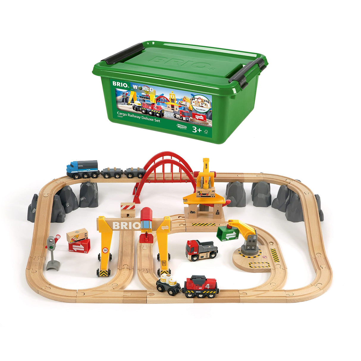 Brio Cargo Railway Deluxe Set - BRIO33097