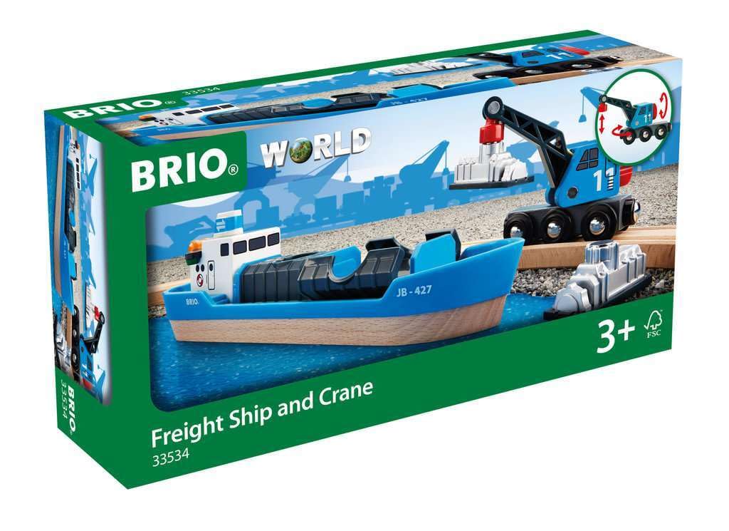 Brio Freight Ship & Crane