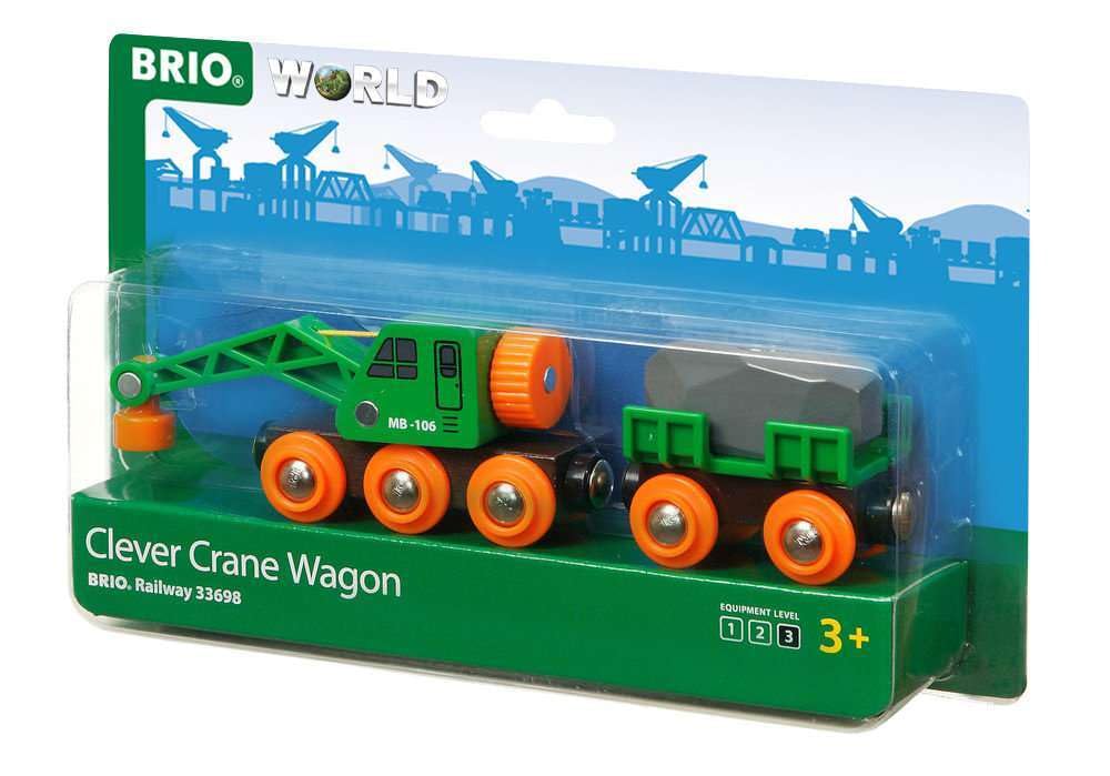 Brio Clever Crane Wagon