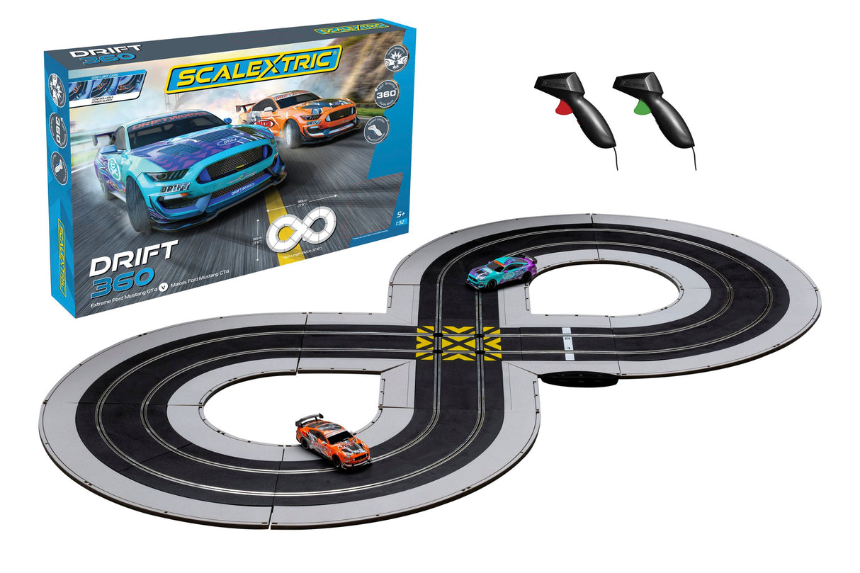 C1421T Scalextric | Drift 360 Race Set, Slot car racing