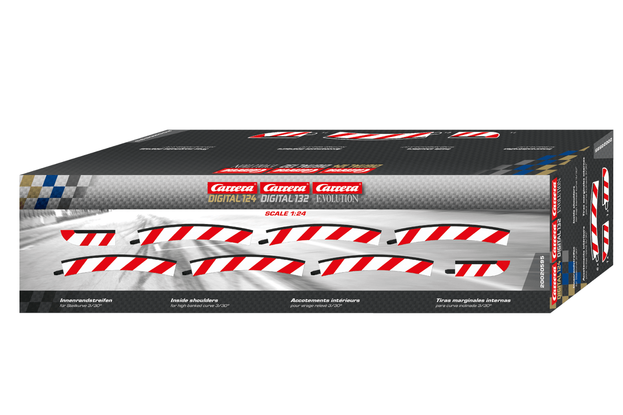 Carrera 20595 Inside Shoulder Banked Curve 3/30 - CAR20595