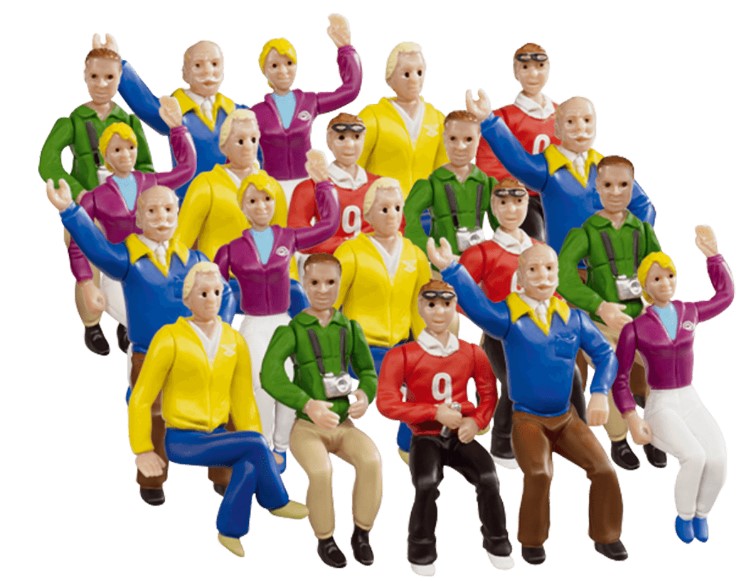 Carrera Large Set Figures /Audience for Grandstand - CAR21129