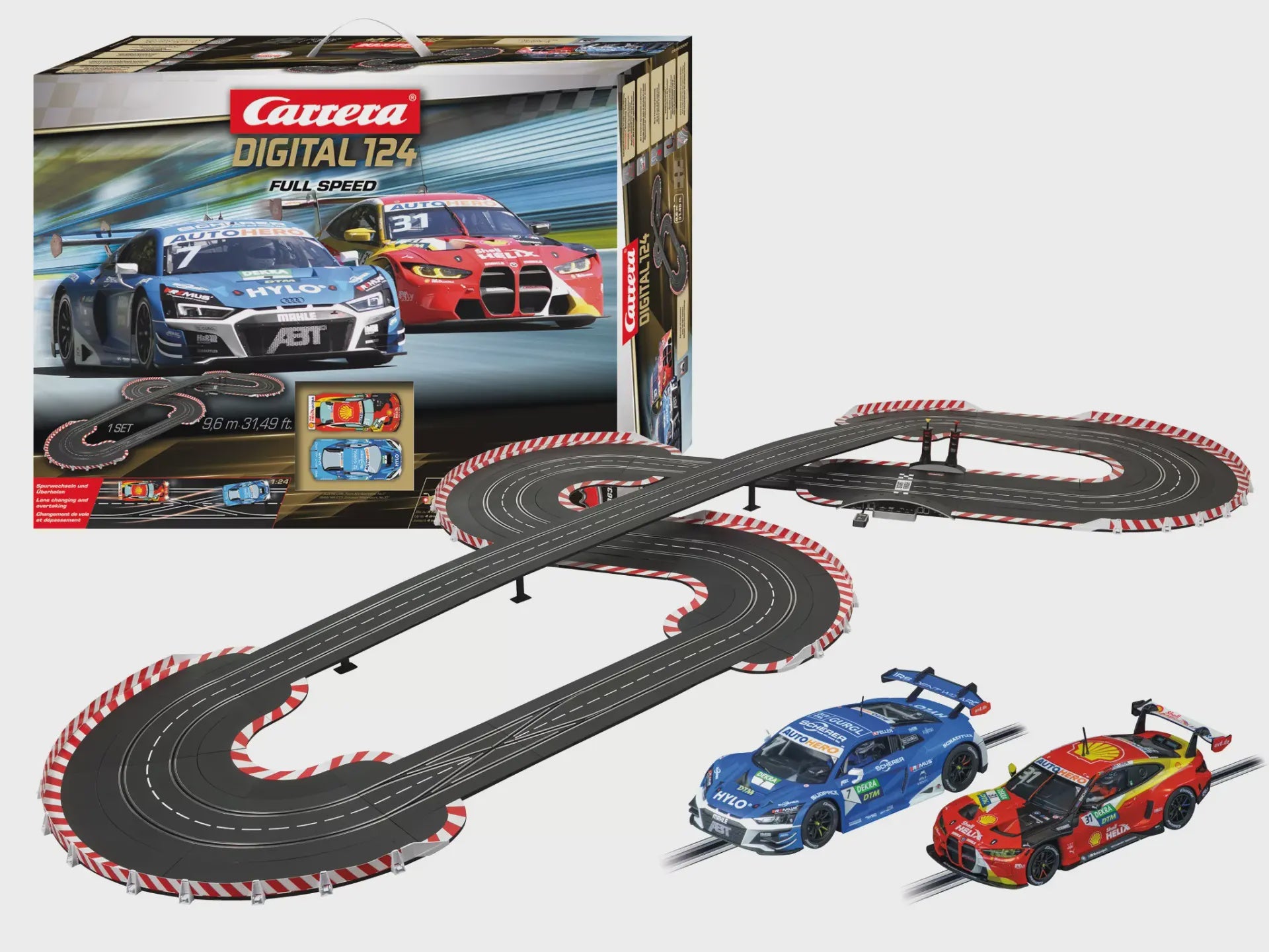 ミニカー Carrera DIGITAL 124 132 Startlight Carrera Digital 1:24 Full Speed Slot Cars Set – Hiawatha Hobbies LLC
