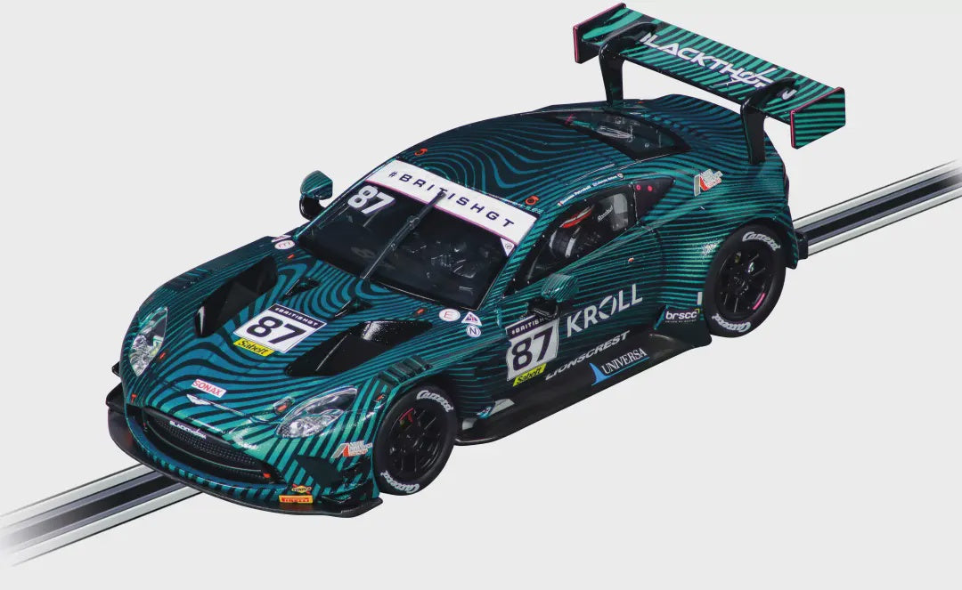 Carrera 1:32 Evolution Slot Car - Aston Martin Vantage AMR GT3 Evo "Blackthorn AMR, No.87" British GT 2024 #27804