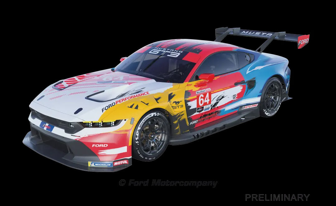 Carrera 1:32 Digital Slot Car - Ford Mustang GT3 "Champion Spirit, No.64" #32050