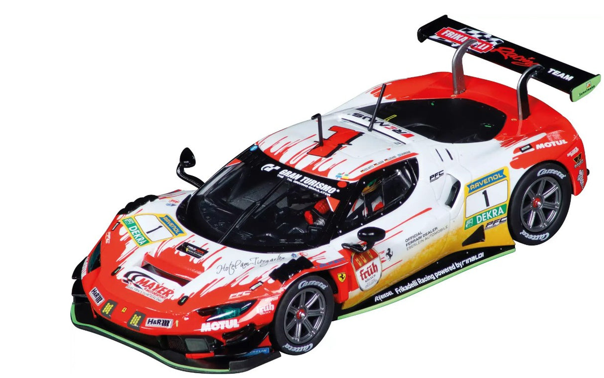 Carrera 1:32 Digital Slot Car - Ferrari 296 GT3 «Frikadelli Racing, No.1» 24H Nürburgring #32054